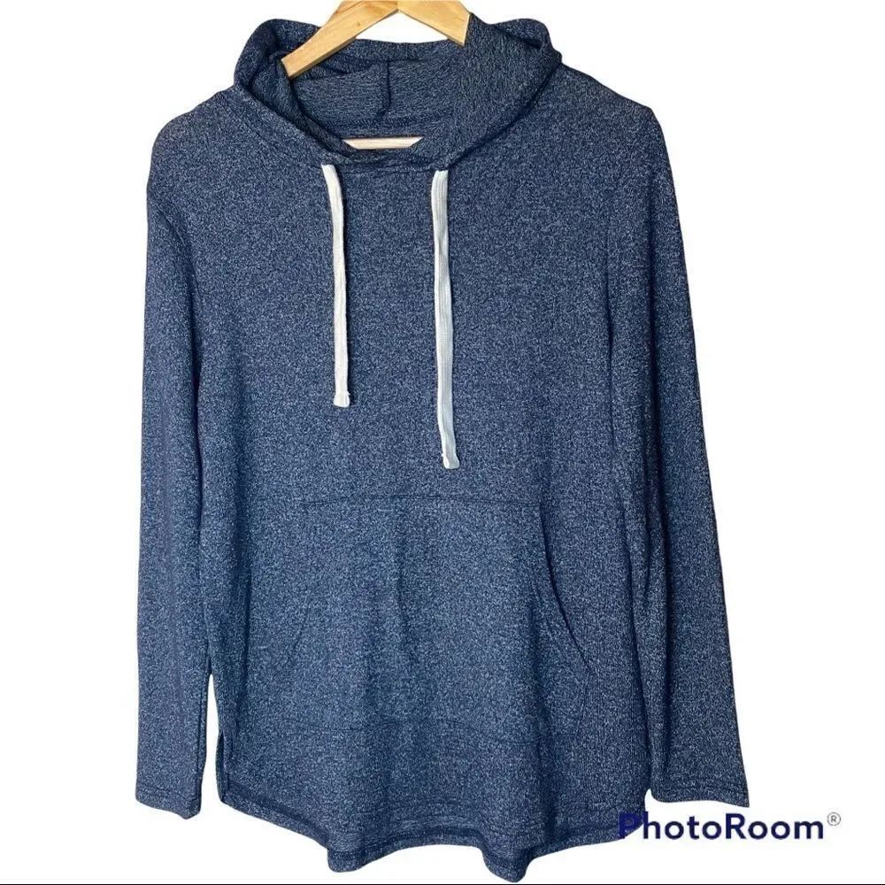 ZYIA active Navy Pocket Boyfriend Hoodie